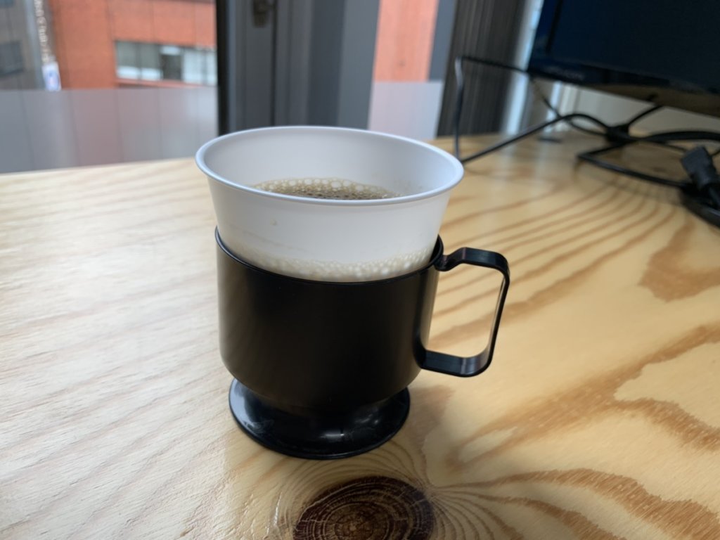 東京コワーキングスペースのコーヒー