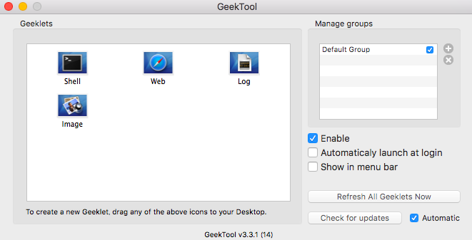 Geek Tool