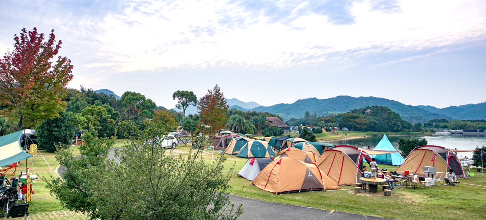 香川のおすすめグランピング&キャンプ施設④大池オートキャンプ場
